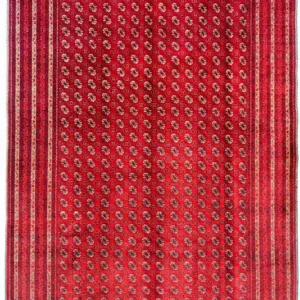 Tapete afegão - Bukhara - 300 x 195 cm - vermelho