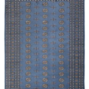 Tapete afegão - Bukhara - 309 x 205 cm - azul