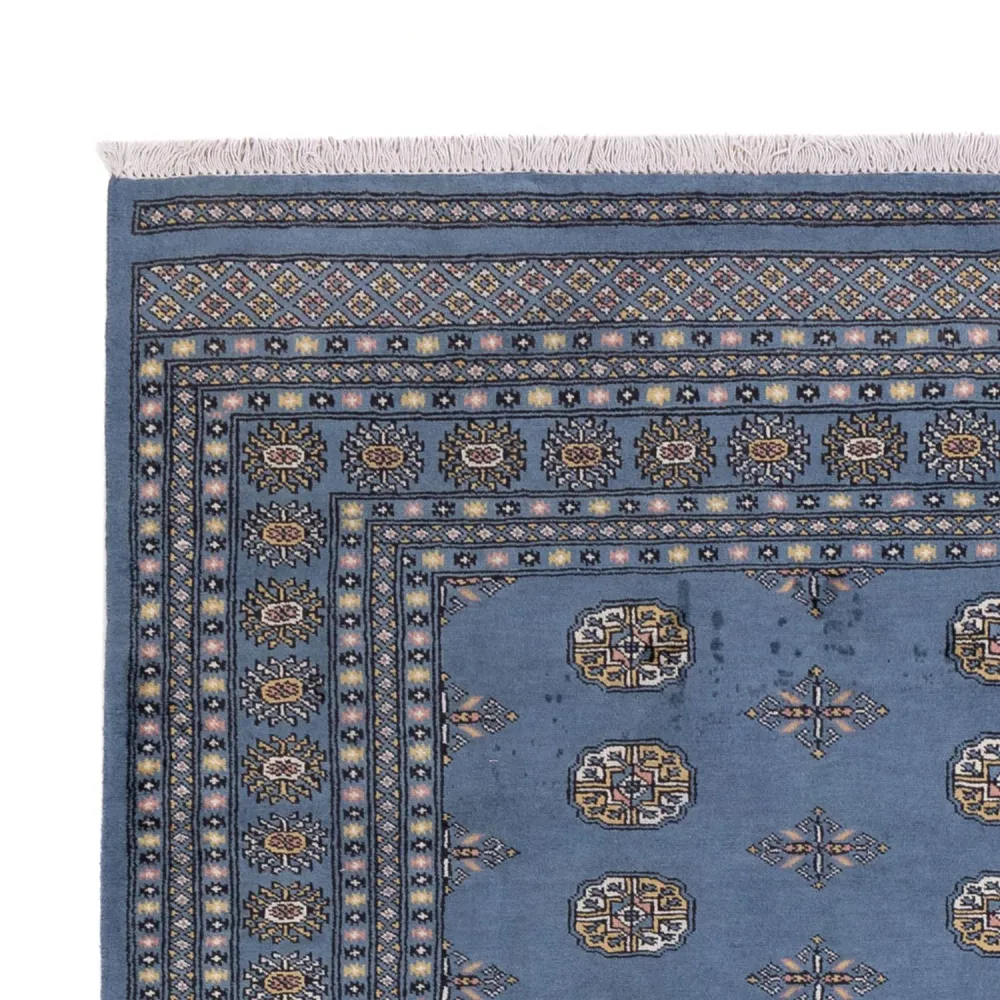 Tapete afegão - Bukhara - 309 x 205 cm - azul