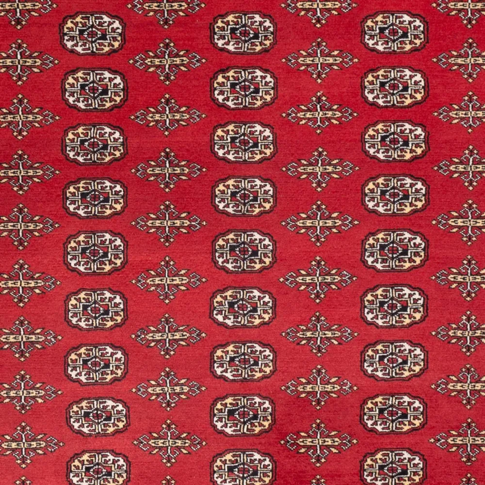 Tapete afegão - Bukhara - 312 x 244 cm - vermelho