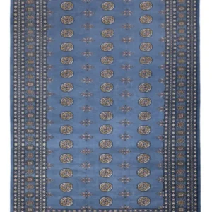Tapete afegão - Bukhara - 315 x 207 cm - azul