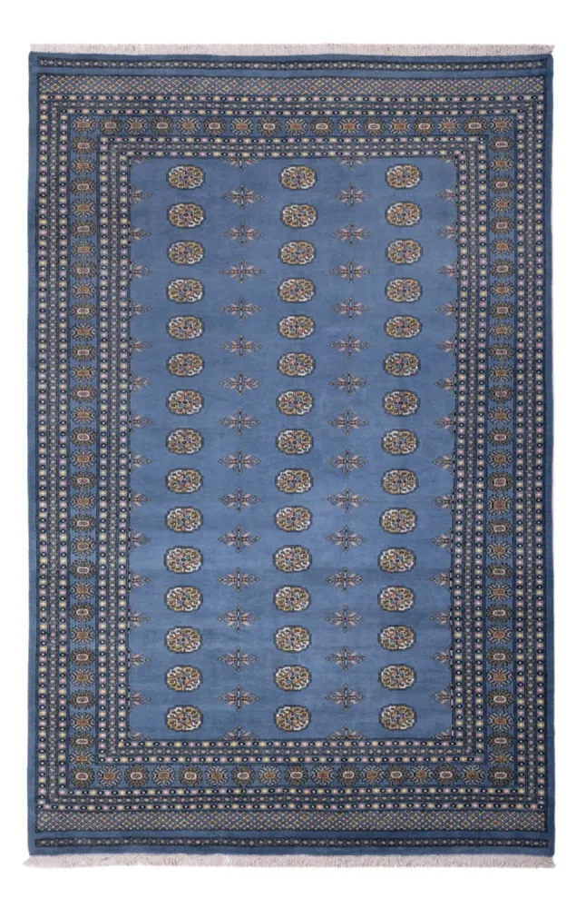Tapete afegão - Bukhara - 315 x 207 cm - azul