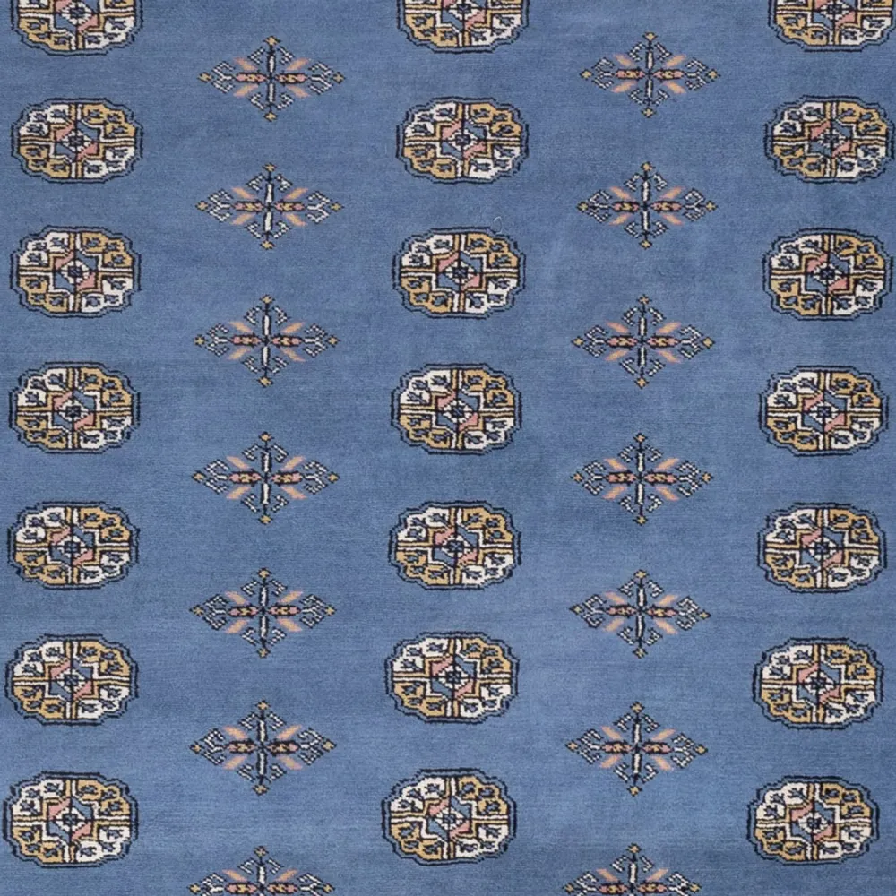 Tapete afegão - Bukhara - 315 x 207 cm - azul