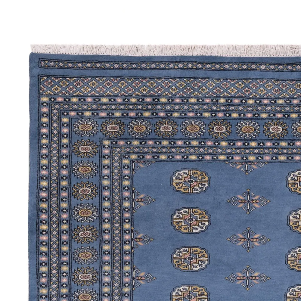 Tapete afegão - Bukhara - 315 x 207 cm - azul
