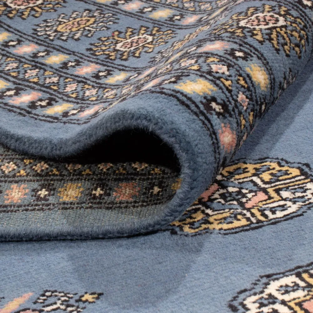 Tapete afegão - Bukhara - 315 x 207 cm - azul