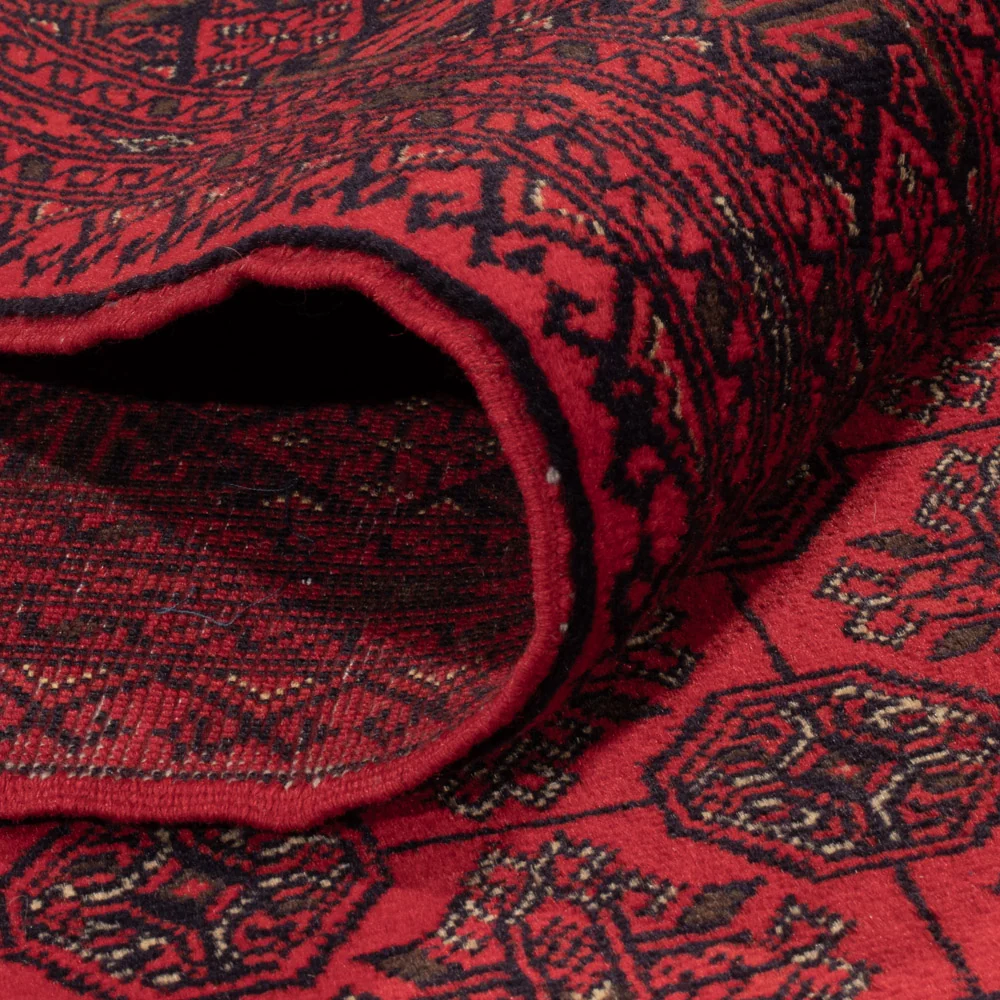Tapete afegão - Bukhara - 336 x 248 cm - vermelho
