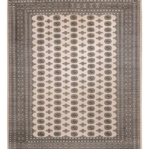 Tapete afegão - Bukhara - 359 x 278 cm - bege