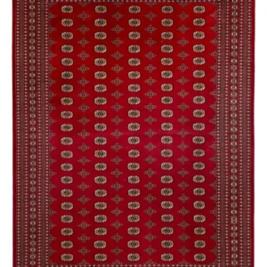 Tapete afegão - Bukhara - 387 x 276 cm - vermelho