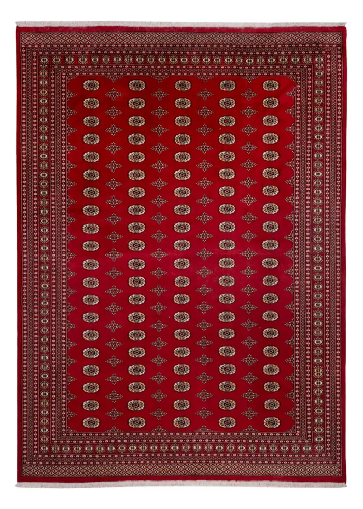 Tapete afegão - Bukhara - 387 x 276 cm - vermelho