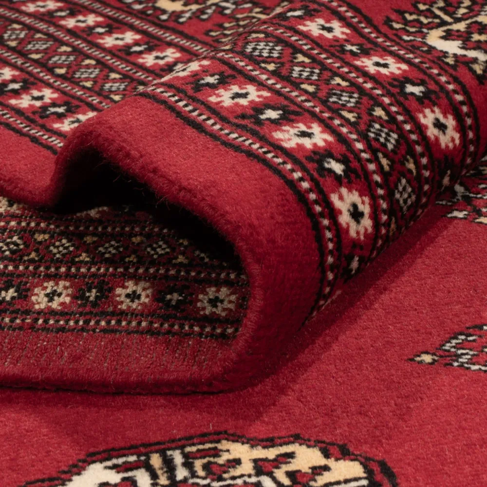 Tapete afegão - Bukhara - 387 x 276 cm - vermelho