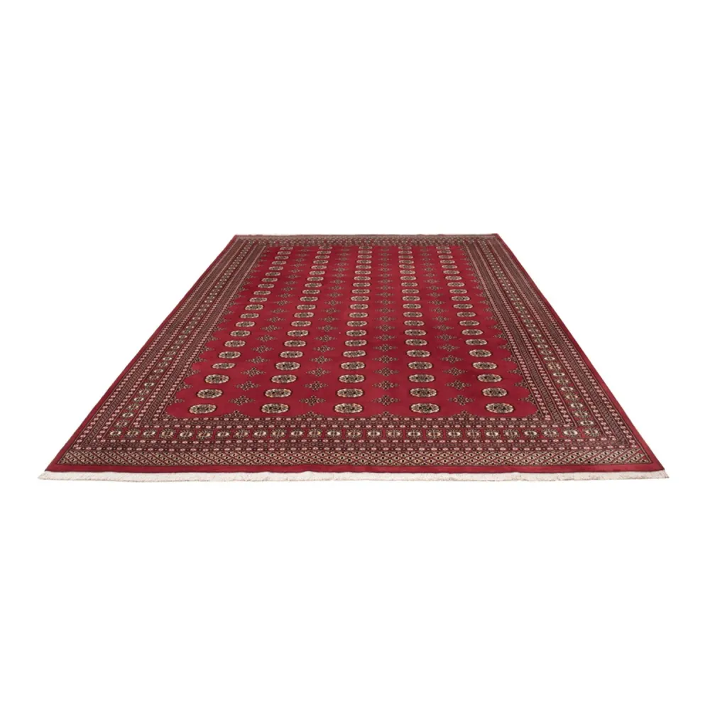Tapete afegão - Bukhara - 387 x 276 cm - vermelho