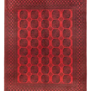 Tapete afegão - Filpa - 384 x 295 cm - vermelho