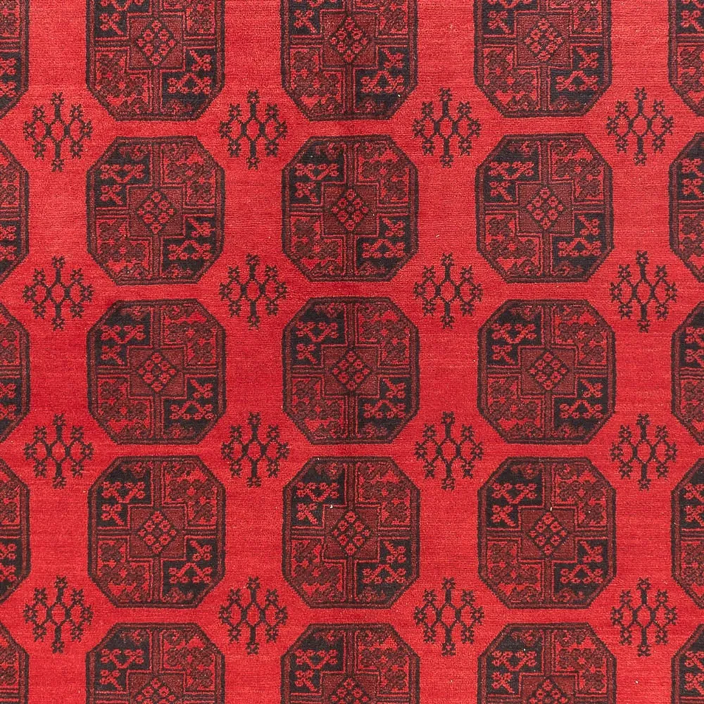 Tapete afegão - Filpa - 384 x 295 cm - vermelho