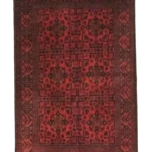 Tapete afegão - Kunduz - 197 x 126 cm - vermelho