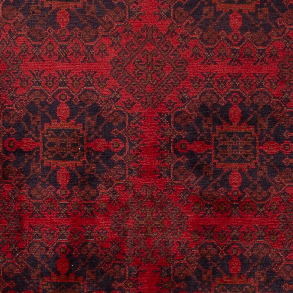 Tapete afegão - Kunduz - 197 x 127 cm - vermelho