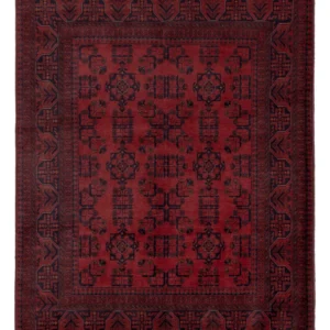 Tapete afegão - Kunduz - 200 x 153 cm - vermelho