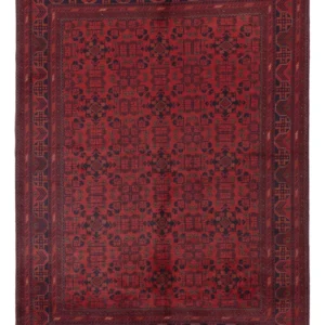Tapete afegão - Kunduz - 227 x 171 cm - vermelho