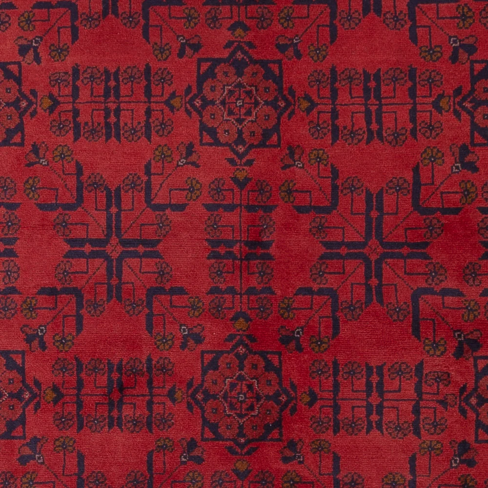 Tapete afegão - Kunduz - 236 x 175 cm - vermelho
