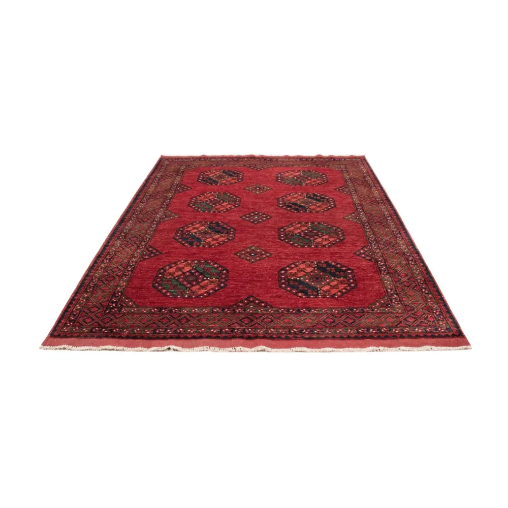 Tapete afegão - Kunduz - 256 x 176 cm - vermelho