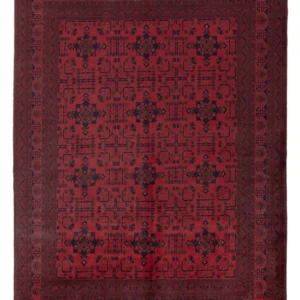 Tapete afegão - Kunduz - 285 x 208 cm - vermelho