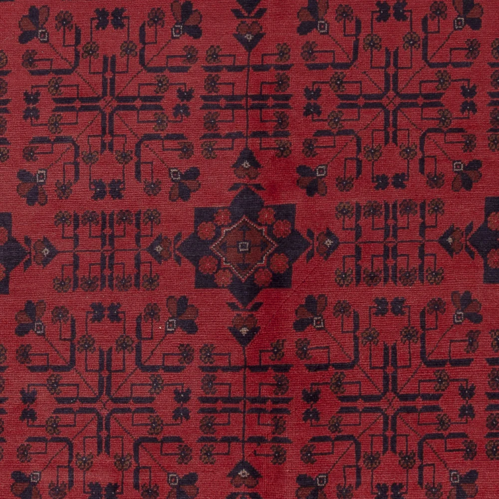 Tapete afegão - Kunduz - 285 x 208 cm - vermelho