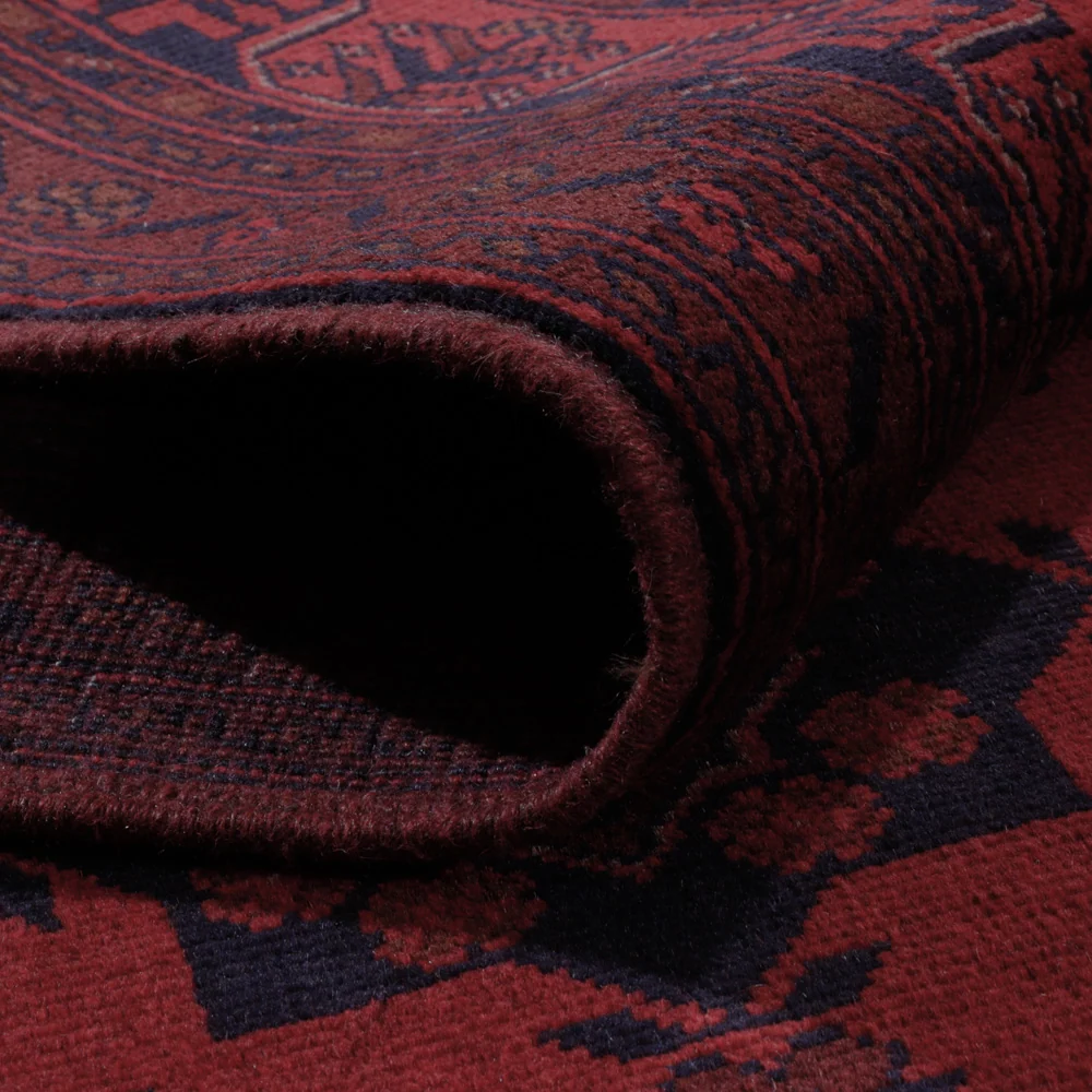 Tapete afegão - Kunduz - 285 x 208 cm - vermelho