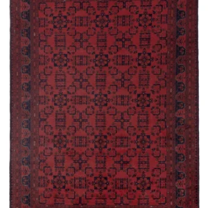 Tapete afegão - Kunduz - 286 x 199 cm - vermelho