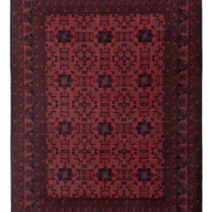 Tapete afegão - Kunduz - 286 x 201 cm - vermelho