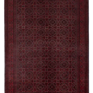 Tapete afegão - Kunduz - 292 x 200 cm - vermelho
