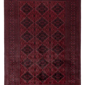 Tapete afegão - Kunduz - 294 x 199 cm - vermelho