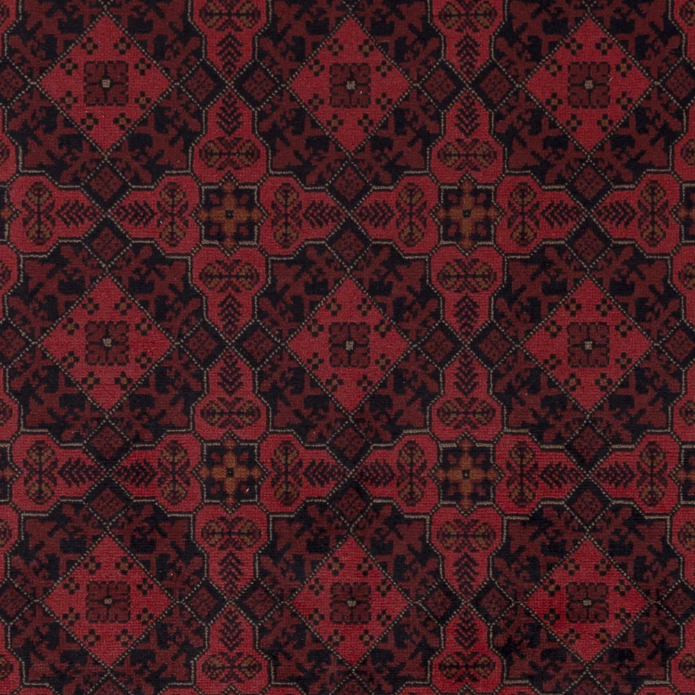 Tapete afegão - Kunduz - 295 x 197 cm - vermelho