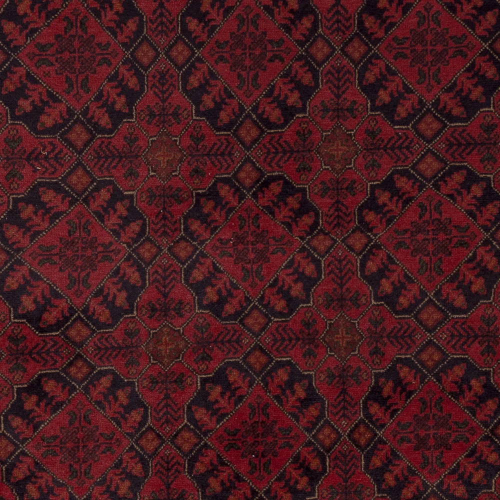 Tapete afegão - Kunduz - 295 x 202 cm - vermelho