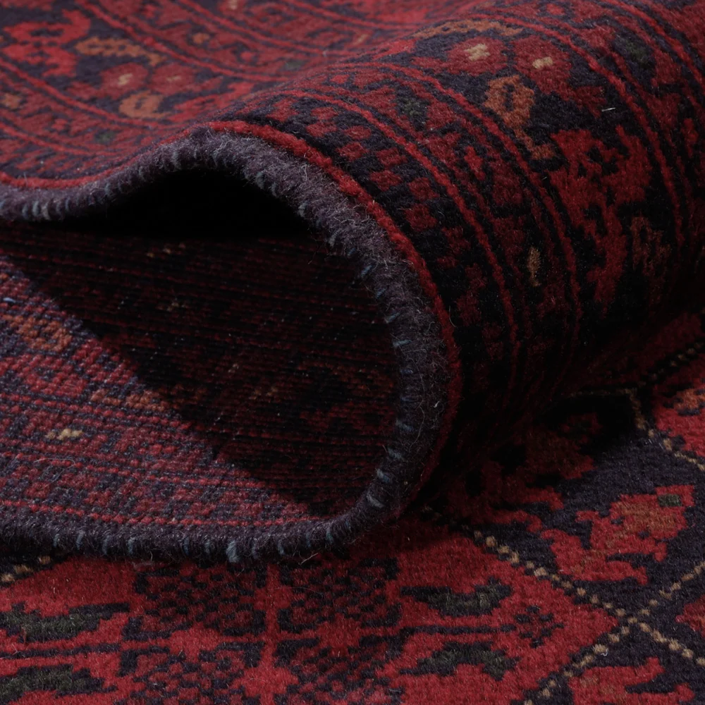 Tapete afegão - Kunduz - 295 x 202 cm - vermelho