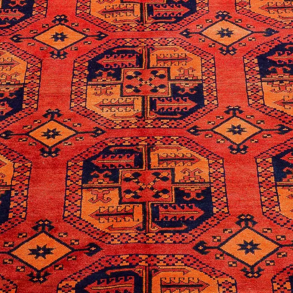 Tapete afegão - Kunduz - 300 x 199 cm - vermelho