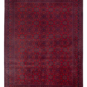 Tapete afegão - Kunduz - 338 x 252 cm - vermelho