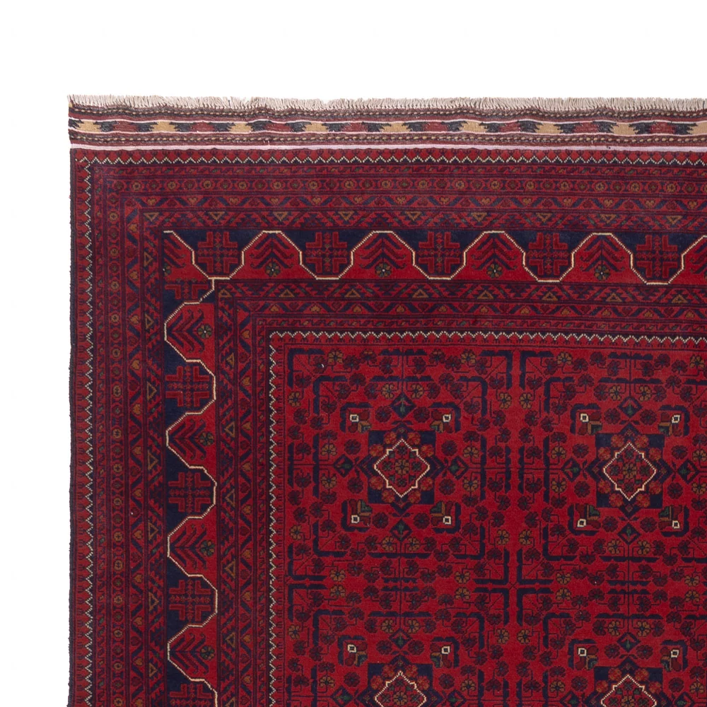 Tapete afegão - Kunduz - 340 x 248 cm - vermelho