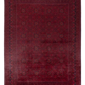 Tapete afegão - Kunduz - 342 x 250 cm - vermelho