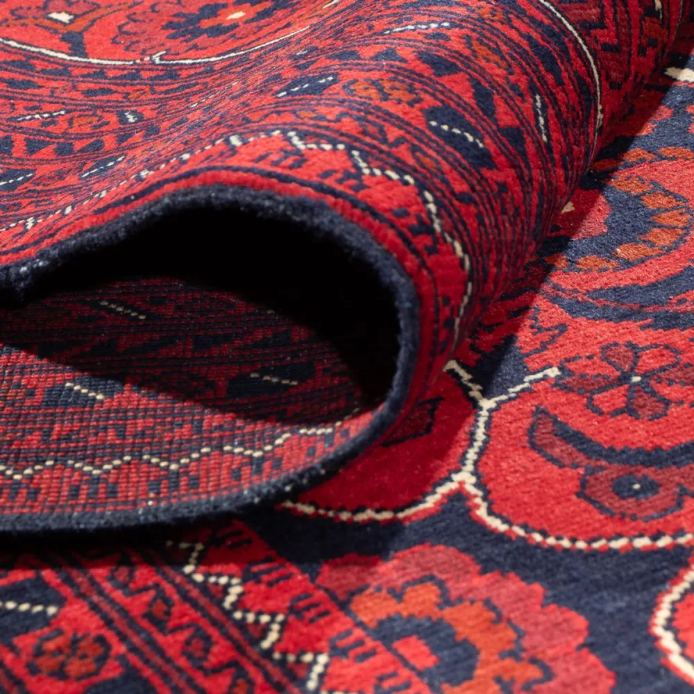 Tapete afegão - Kunduz - 379 x 297 cm - vermelho