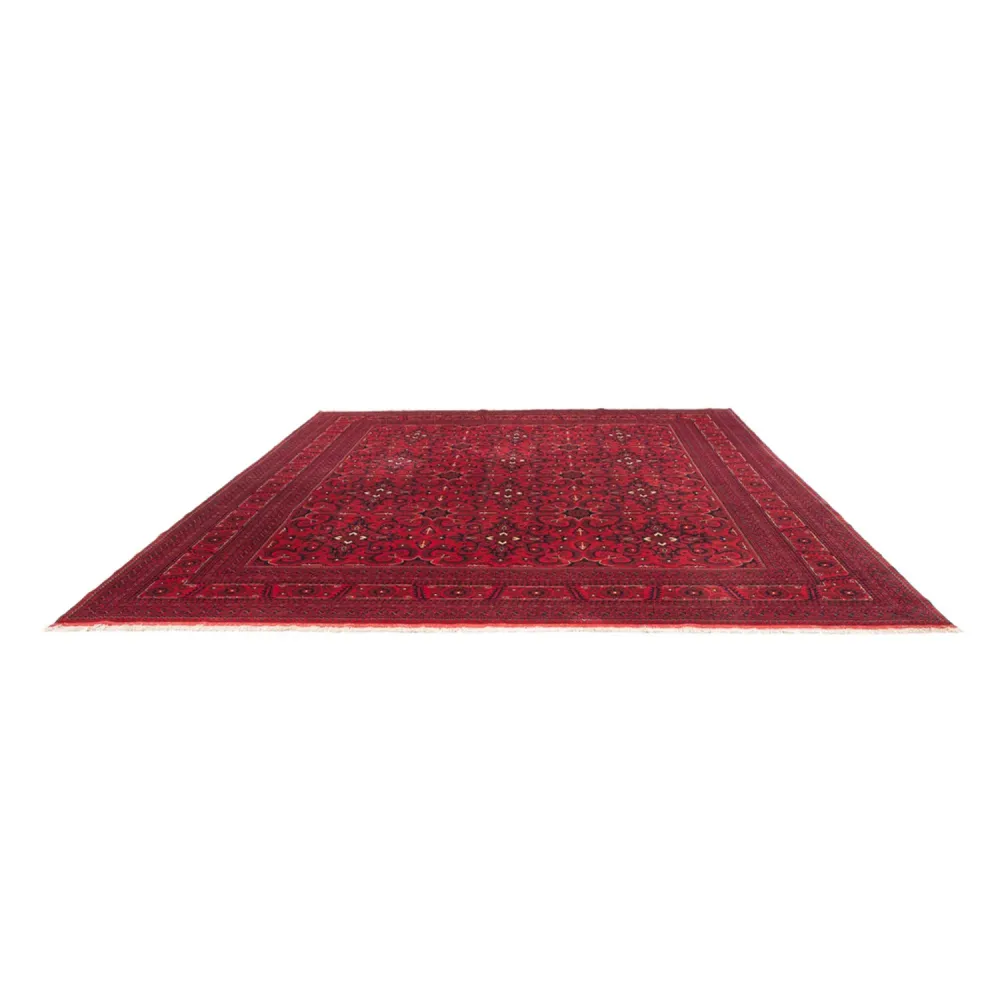 Tapete afegão - Kunduz - 379 x 297 cm - vermelho