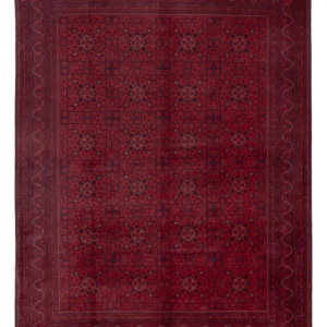 Tapete afegão - Kunduz - Real - 333 x 256 cm - vermelho