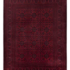 Tapete afegão - Real - 201 x 152 cm - vermelho