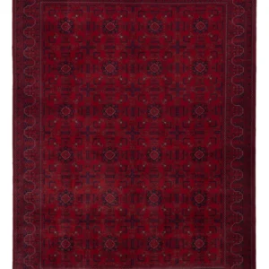 Tapete afegão - Real - 235 x 174 cm - vermelho