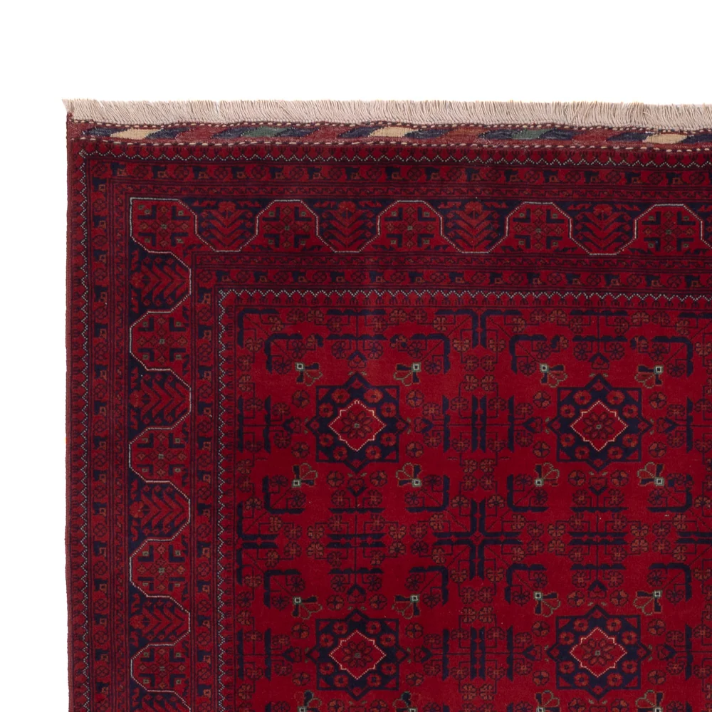 Tapete afegão - Real - 235 x 174 cm - vermelho