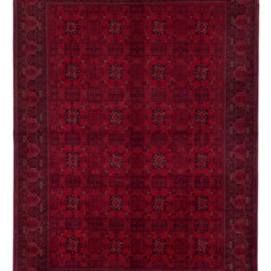 Tapete afegão - Real - 241 x 170 cm - vermelho
