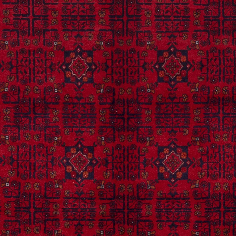 Tapete afegão - Real - 241 x 170 cm - vermelho