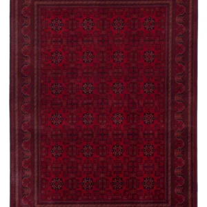 Tapete afegão - Real - 243 x 172 cm - vermelho