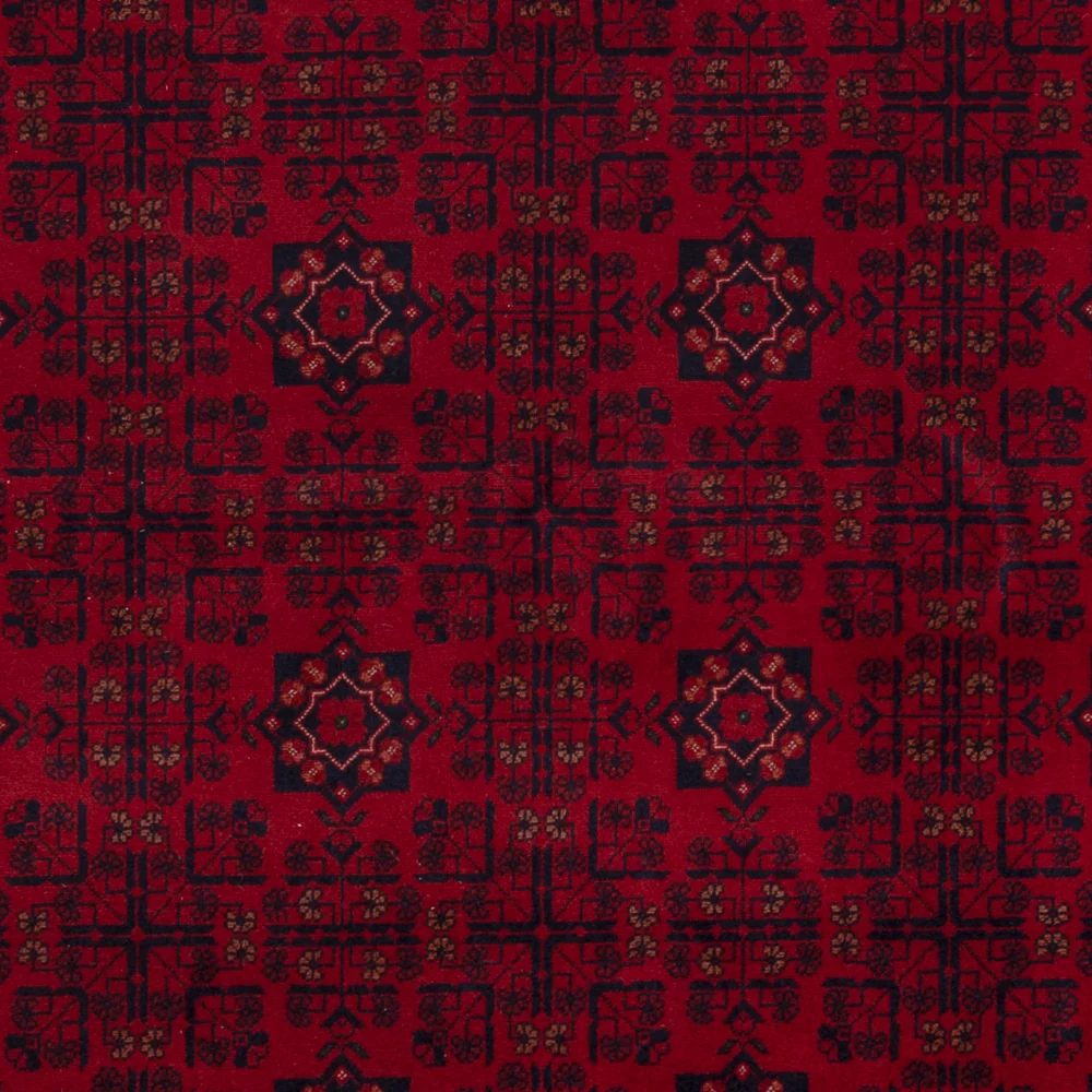 Tapete afegão - Real - 243 x 172 cm - vermelho