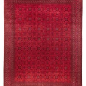 Tapete afegão - Real - 390 x 292 cm - vermelho