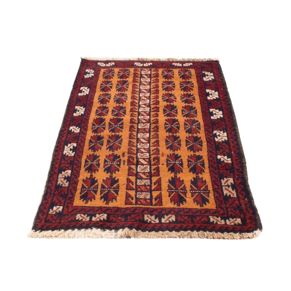 Tapete Baluch - 123 x 76 cm - camelo