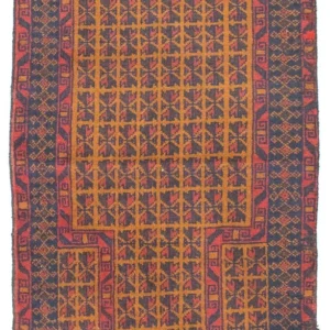 Tapete Baluch - 131 x 75 cm - castanho